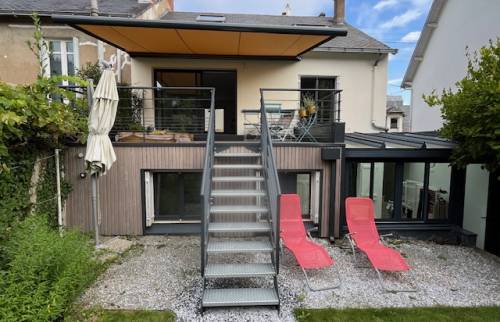 Maison après rénovation de l'extension et création d'une terrasse - Nantes 44