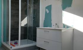La salle de douche