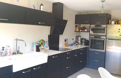 Rénovation maison et transformation garage en cuisine à Cancale