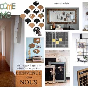 Cuisine et entrée colocation orléanaise - Alexandra Boiret-Fleury - Décoratrice - La Maison Des Architectes