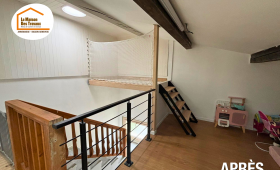 filet d’habitation mezzanine, courtier en travaux Annemasse, rénovation espace sous combles, projet mezzanine Ville-en-Sallaz, maison familiale Haute-Savoie