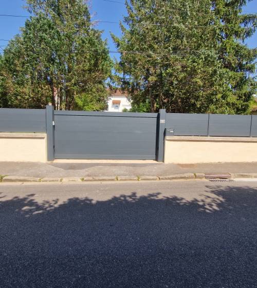 Pose portail alu Champagne sur Seine