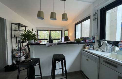 Rénovation de cuisine, revêtement de sol et meuble télé à Antony