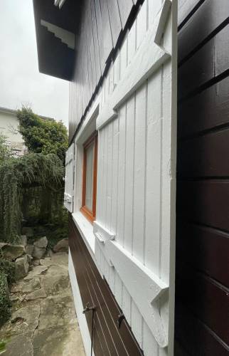 Restauration de façade à Saint Genest Lerpt ( 42530 )