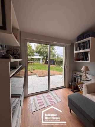 Baie vitrée ancien garage Vannes