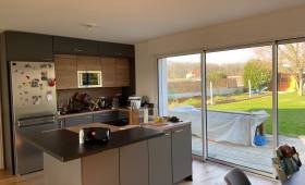 Rénovation et agrandissement d'un salon au Bignon