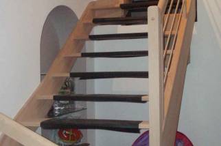 Escalier pour aménagement de combles dans plafond béton à BLOIS (41)