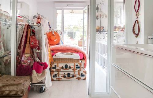 vue sur jardin verrière ouverte