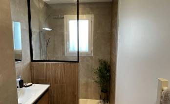 Nouvelle salle de bain à Charavines