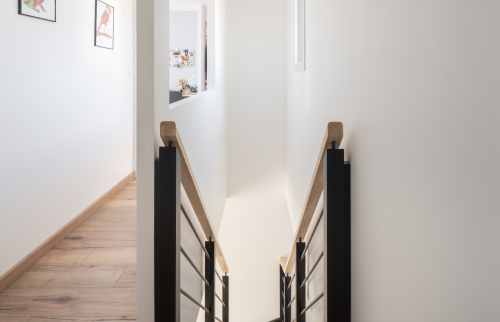 Pose d'un escalier à Rezé