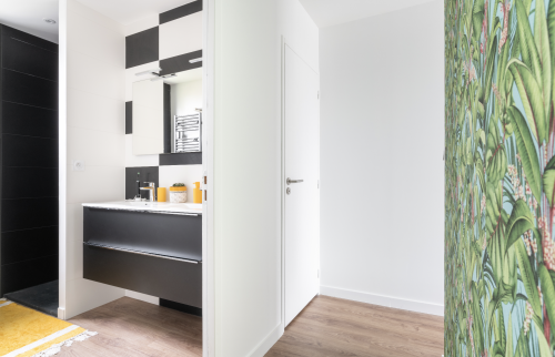 Surélévation d'une maison en bardage zinc anthracite à Vertou