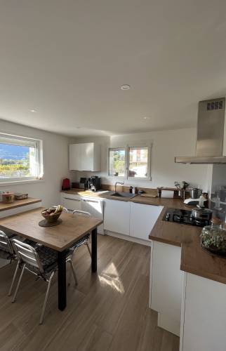 Photo d'ensemble de la nouvelle cuisine