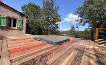 Aménagement terrasse bois exotique 83