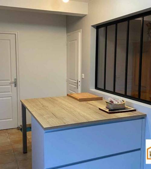 Rénovation d'une cuisine à Huisnes sur Mer (50130)