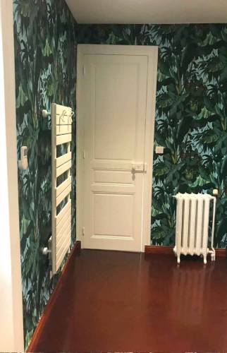 Salle de bain jungle