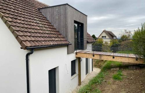Installer en passerelle dans son jardin à Honfleur