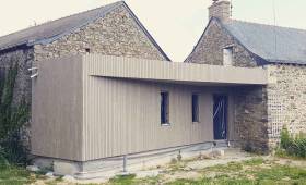 SAS d'entrée en ossature bois