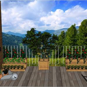 Aménagement de deux terrasses d'un logement et d'un balcon - Aurore Rothon-Gasc - La Maison Des Architectes