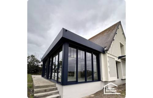 Véranda maison en alu 