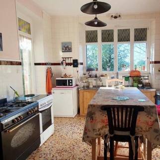 Ancienne cuisine avant travaux de rénovation - Roussay 49