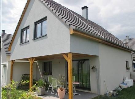 Nouvelle extension bois sur pilotis - Tremblay-en-France 93