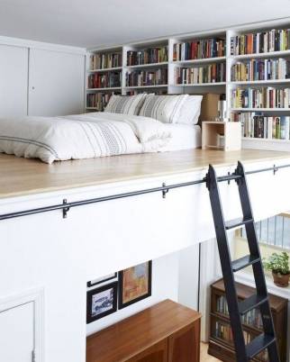 Création de rangements et mezzanine 
