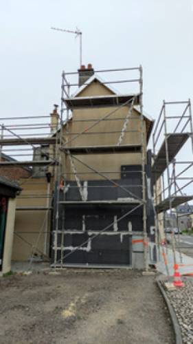 Rénovation de l'isolation d'une maison à Argentan
