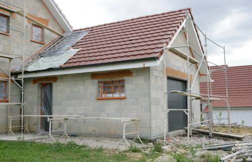 Garage sans crépis