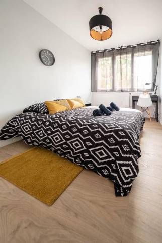 Rénovation d'appartement - chambre 3 rénovée - Cholet 49