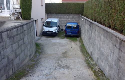 Position du futur carport