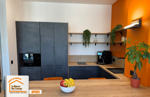 cuisine sur mesure professionnelle, artisan partenaire rénovation, conception cuisine personnalisée, travaux locaux professionnels, courtier en travaux sallanches