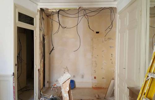 Rénovation Appartement Lyon 6  - Travaux en cours