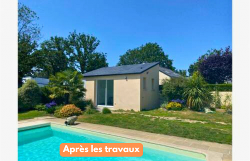 Poolhouse après les travaux