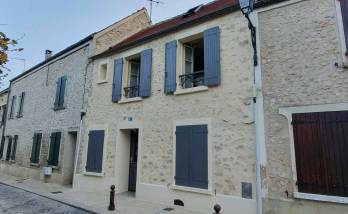 Maison de ville briarde après travaux de ravalement de façade - Brie-Comte-Robert 77170