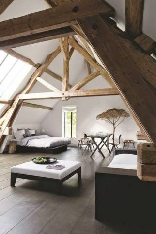 aménagement d'une chambre mansardée
