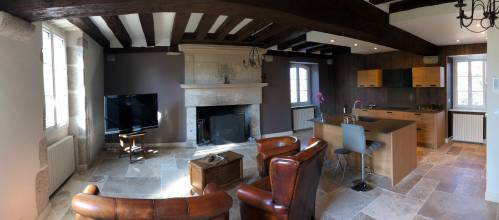 rénovation d'un ancien corps de ferme