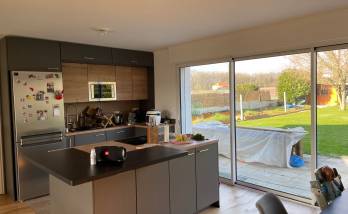 Rénovation et agrandissement d'un salon au Bignon