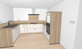 Plan 3D cuisine