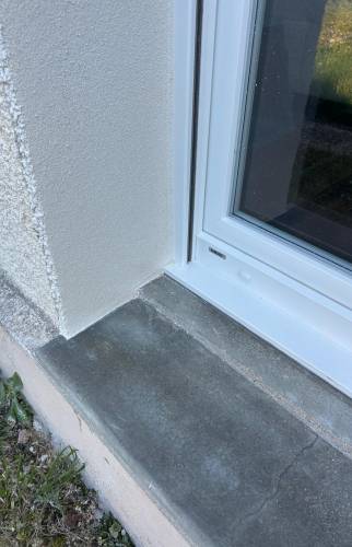 Transformation d’une fenêtre en porte-fenêtre avec volet roulant près de Troyes 4