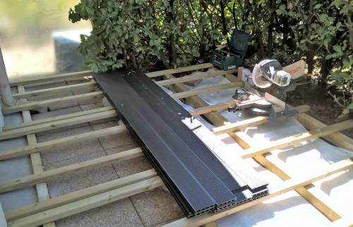 Terrasse Bois Composite - Lyon 3 - Travaux en cours