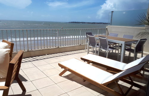 Terrasse sur le remblai de La Baule