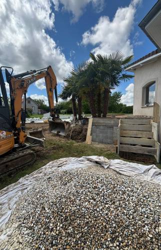 Rénovation de jardin à Rhône