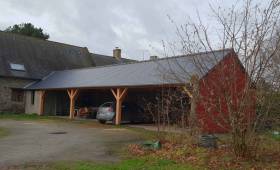 Réalisation d'un car port à Saint-Malo
