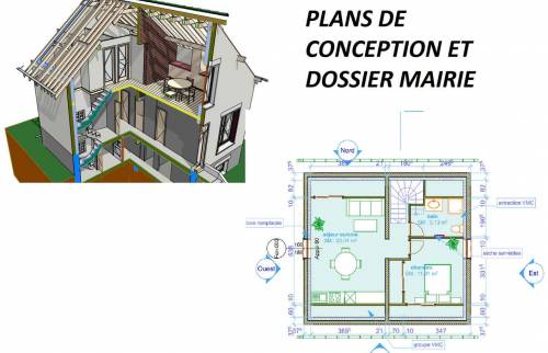 Plans conception et dossier mairie