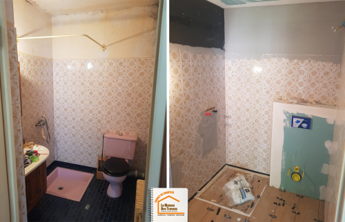 La Maison des Travaux Chamonix, rénovation salle de bains Chamonix, artisan salle de bains Chamonix, douche à l’italienne Chamonix, rénovation intérieure Chamonix
