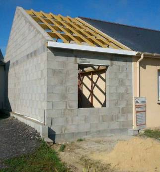 Construction d'un agrandissement de maison - Lésigny 77150