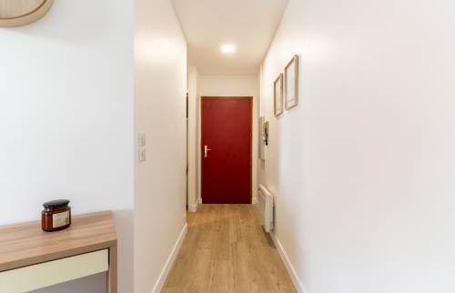 couloir appartement rénové Dax