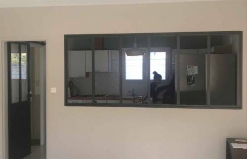 Ouverture d'un mur pour poser une baie