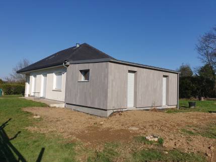 Extension bois terminée