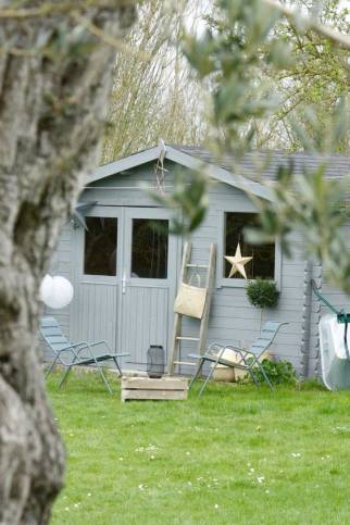 cabanon en bois jardin